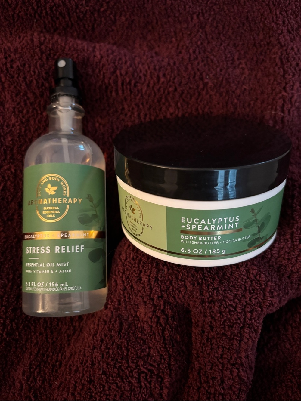 Bath & Body Works Eucalyptus + Spearmint Body Butter & Essential Oil Mist